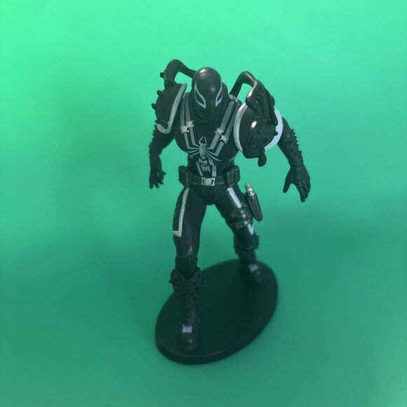 Disney Marvel Spider-Man Agent Venom 4-Inch PVC Figure Black 3.5” - Picture 3 of 4